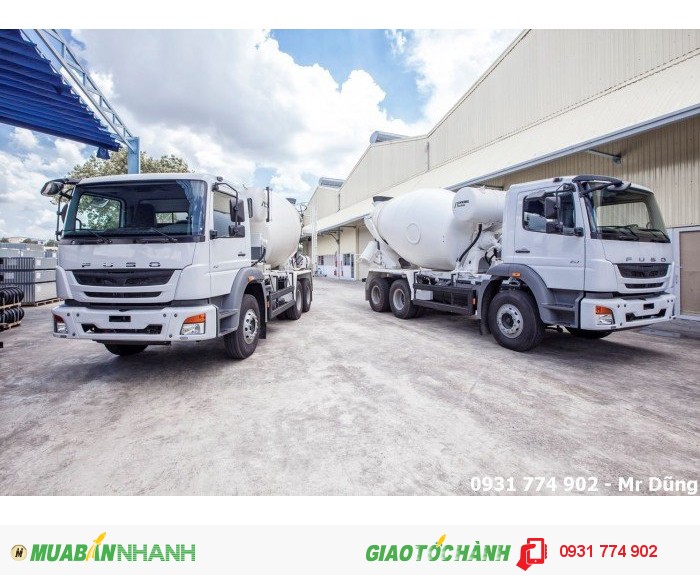 Xe Bồn Trộn Fuso Mixer Fj 7 Khối