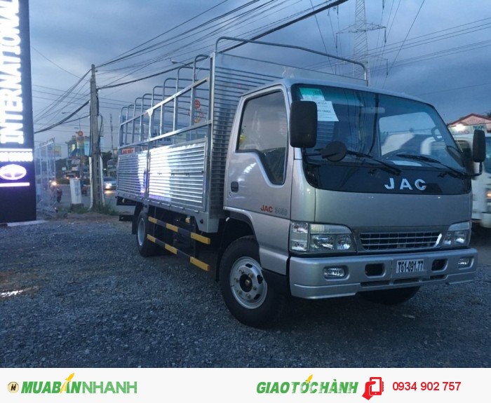 Xe JAC4 tấn 9 / 5T giá bao nhiêu thùng dài 5m320