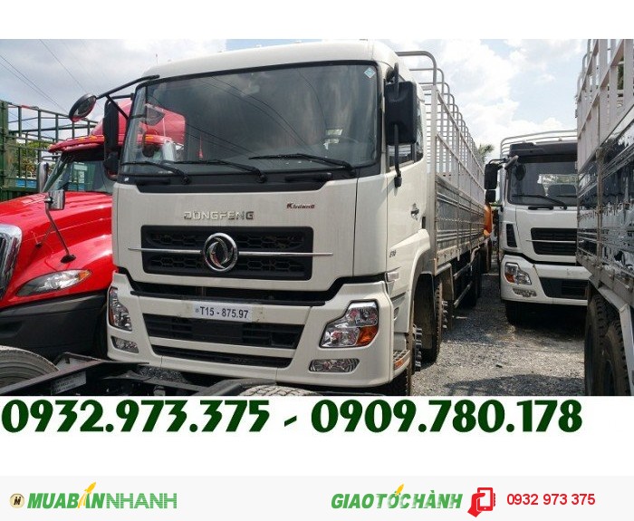 Mua xe tải dongfeng 4 chân 17t9/17.9tan nhập khẩu trả góp giá rẻ chuyên bán xe tải dongfeng 4 chân