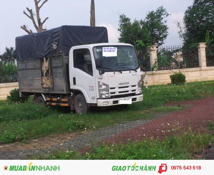 Đại lý bán xe tải ISUZU 1,4 tấn – NLR 55E - TURBO – EURO II,giao ngay