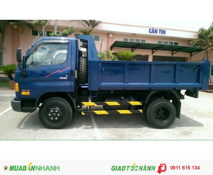 xe ben hyundai 5t, hd99 ben, xe có sẵn giao ngay sau 3 ngày.