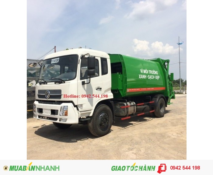 Bán xe cuốn ép rác DONGFENG 14 m3