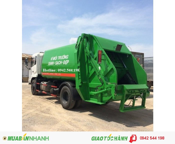 Bán xe cuốn ép rác DONGFENG 14 m3