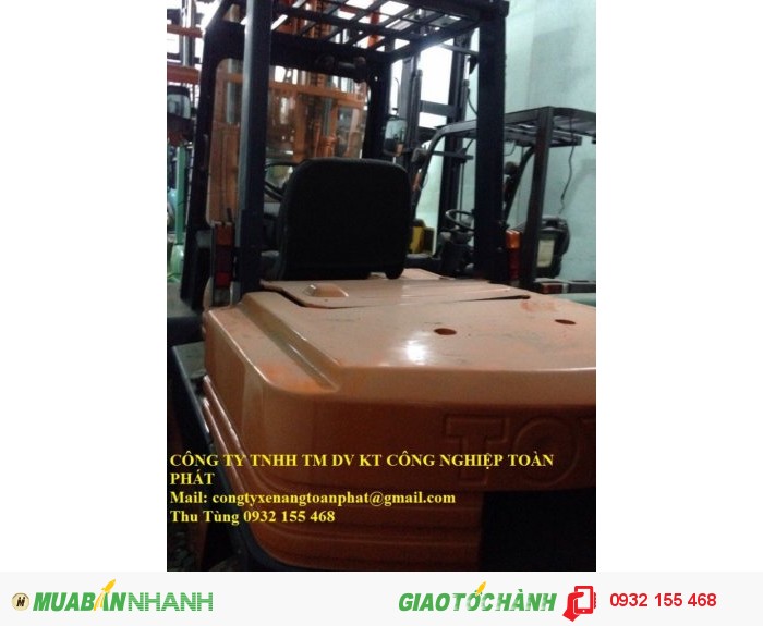 Bán xe nâng hàng Toyota FD40-5 giá cả cạnh tranh đảm bảo chất lượng