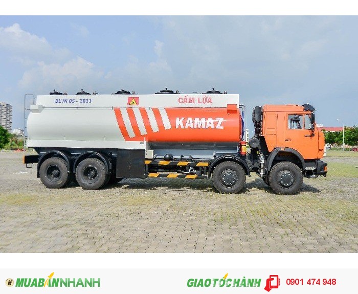 Xe Bồn Chở xăng dầu hiệu Kamaz