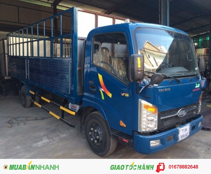 Xe Veam VT260 - 2 tấn thùng mui bạt