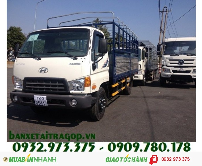 Bán xe hyundai 8 tấn thùng mui bạt HD800 trả góp ngân hàng giá rẻ, xe HD800 hyundai 3 cục.