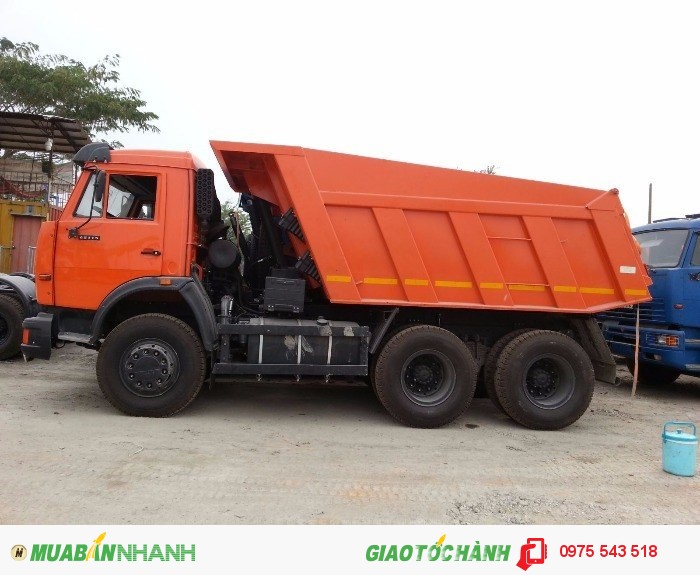 Bán Xe Ben Kamaz 3 cầu 15 tấn Kamaz 65111 6x6 nhập khẩu Nga 2016