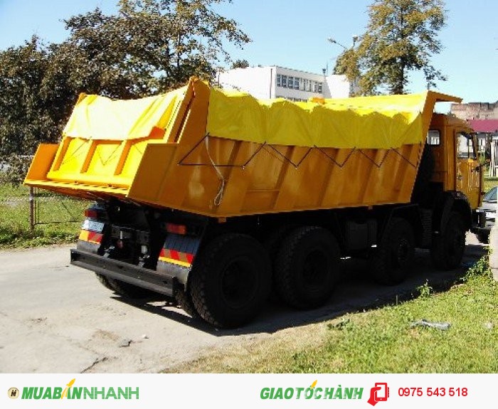 Đại lý Xe Ben Kamaz 6540 (8x4) Xe có sẵn, Xe ben 20 tấn nhập khẩu