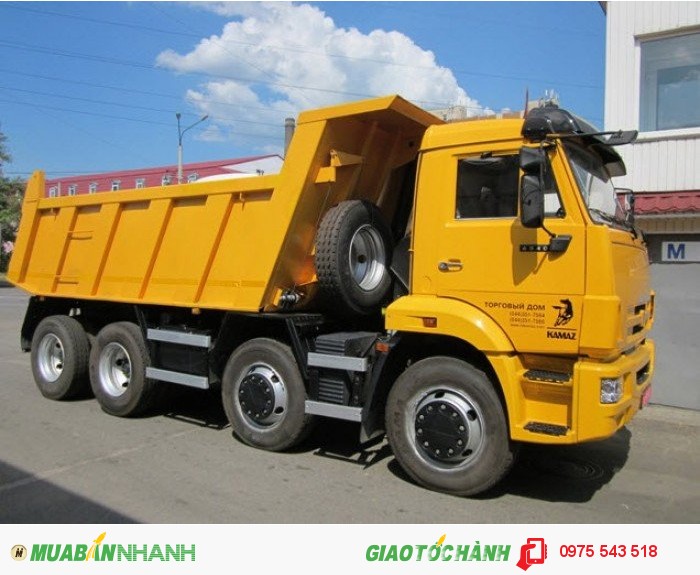 Đại lý Xe Ben Kamaz 6540 (8x4) Xe có sẵn, Xe ben 20 tấn nhập khẩu