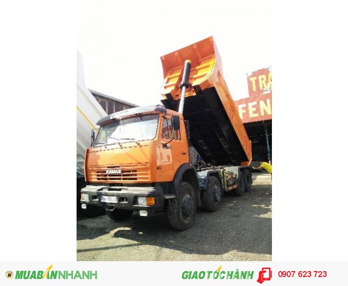 Đại lý xe kamaz, xe ben kamaz 4 chân, xe ben kamaz 6540, giá xe ben 4 chân, xe ben kamaz 4 chân nhập khẩu