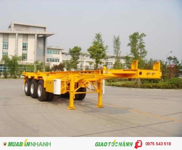 Đại lý bán Sơ mi rơ mooc Xương 3 trục CIMC,giá cạnh tranh,giao ngay