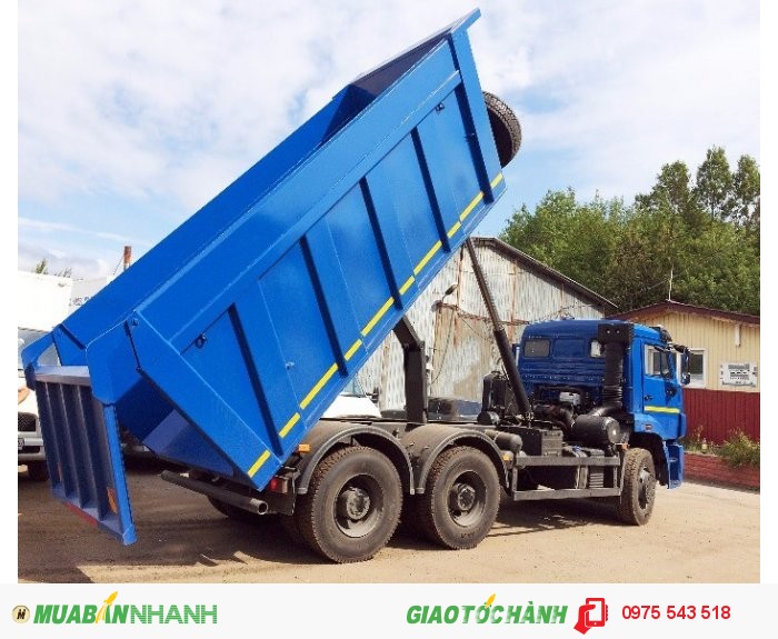 Bán Xe ben Kamaz 65115 (6x4) 15 tấn nhập khẩu từ Nga 2015