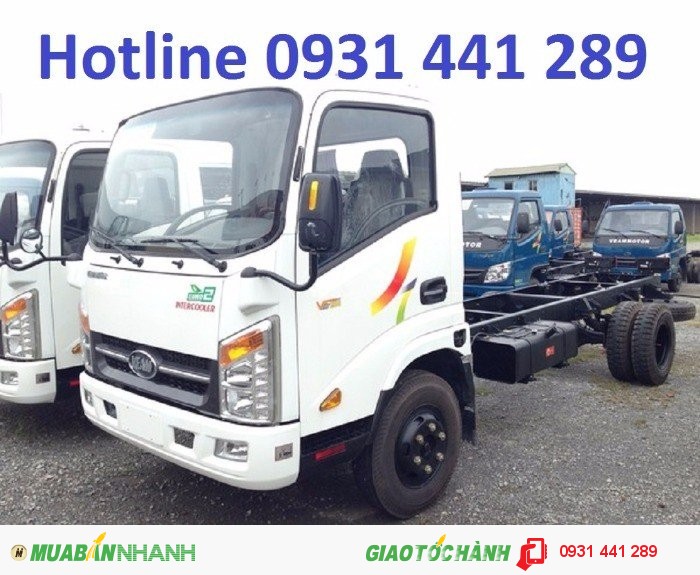 Bán xe tải veam vt260 1t99 thùng dài 6m2