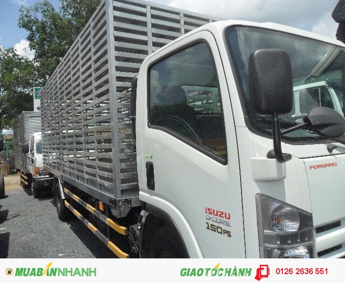 Bán xe tải Isuzu NQR75M thùng 6.2 chở Gia cầm 5 tấn