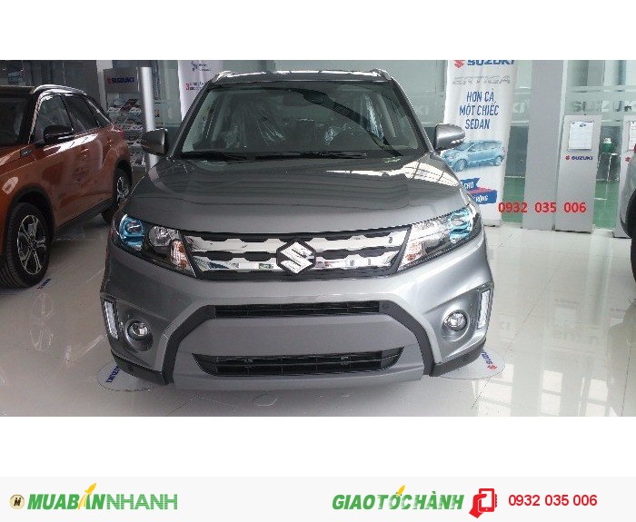 Bán xe Suzuki Vitara 2016, màu xám bạc giá tốt