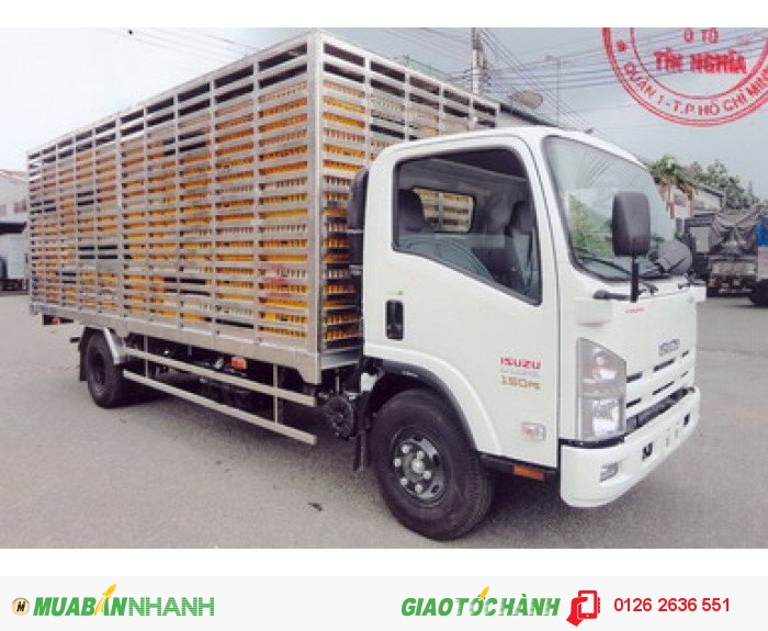 Giá Xe tải isuzu 5 tấn NQR 75m Thùng chở Gà, vịt