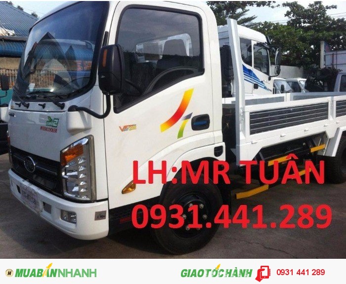 Xe tải veam vt200, vt200-1, vt200a, vt201 máy hyundai giá rẻ