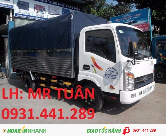 Xe tải veam vt200, vt200-1, vt200a, vt201 máy hyundai giá rẻ
