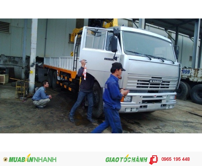 Xe tải cẩu kamaz 7 tấn