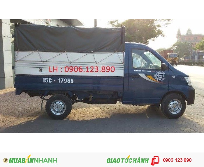 Xe tải 7 tạ Hải Phòng Thaco Towner 950A Giá rẻ nhất hỗ trợ trả góp.