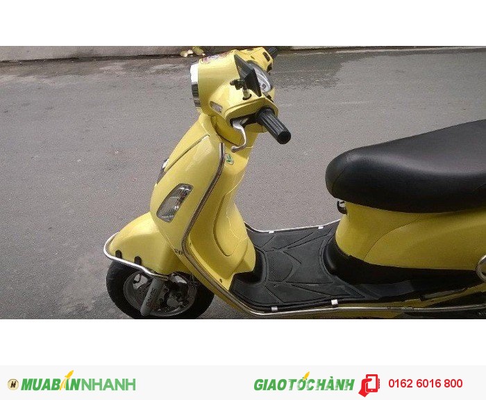 Xe SYM  attila Elizabeth màu vàng 2k10 thắng đĩa biển số thành phố