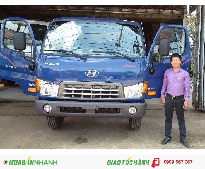 Xe tải hyundai hd800 tải trọng 8 tấn có xe sẵn để giao