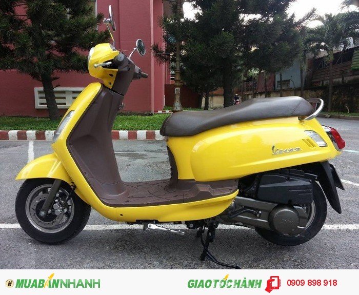SYM Fiddle II 125 Đời Cuối Elizabeth Kiểu Dáng Vespa LX Tuyệt Đẹp - Xe Nhập Khẩu