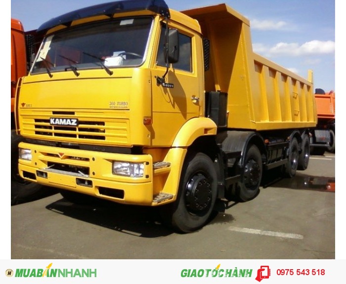 Bán Xe Ben Kamaz 6520 (6x4) Sản xuất 2015 Kamaz Nga,giao ngay.giá rẻ