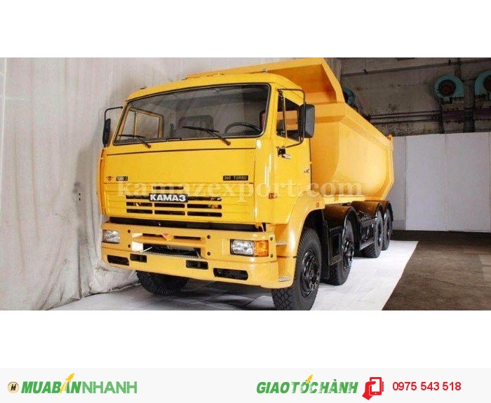 Bán Xe Ben Kamaz 6520 (6x4) Sản xuất 2015 Kamaz Nga,giao ngay.giá rẻ