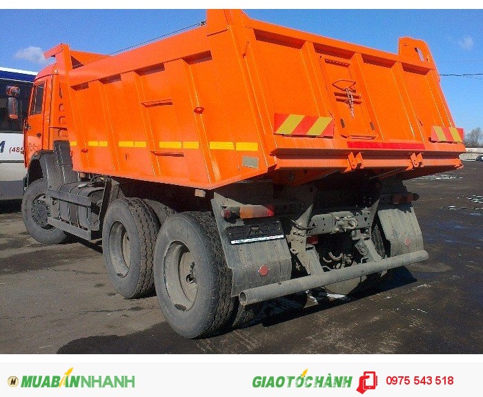 Bán Xe ben Kamaz 65115 6x4 3 chân 15 tấn, Xuất xứ Nga (nhập khẩu )