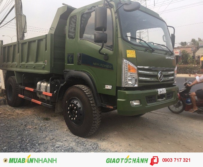 Bán xe ben DongFeng 9T2 thùng 8 khối mới 2016/ Giá bán xe ben DongFeng 9T2/ 9200Kg / 9.2 Tấn