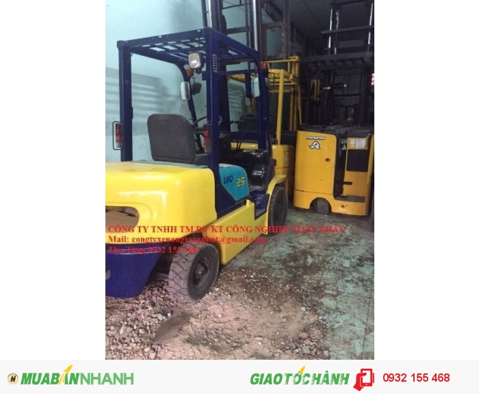 Bán xe nâng hàng Komatsu FD25-12 giá rẻ