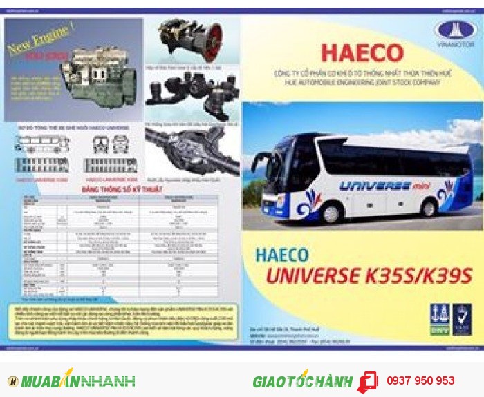 Xe universe mini bầu hơi.