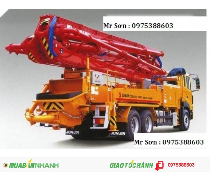 Xe bơm bê tông HÀN QUỐC 36m -38m-42m-43m-48m-52m