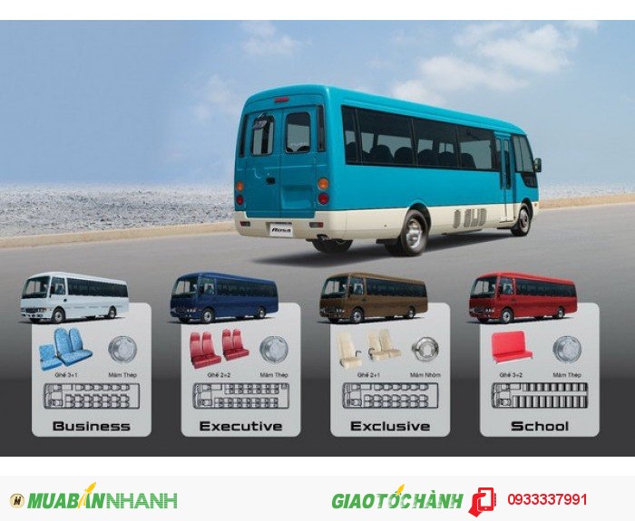 Xe bus Rosa Business - Bạn đồng hành trên mọi nẻo đường