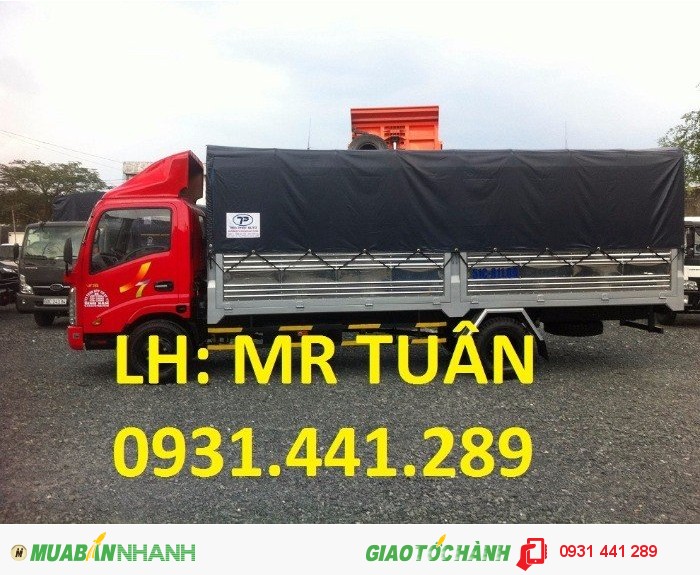 Bán xe tải trả góp veam vt340 động cơ hyundai