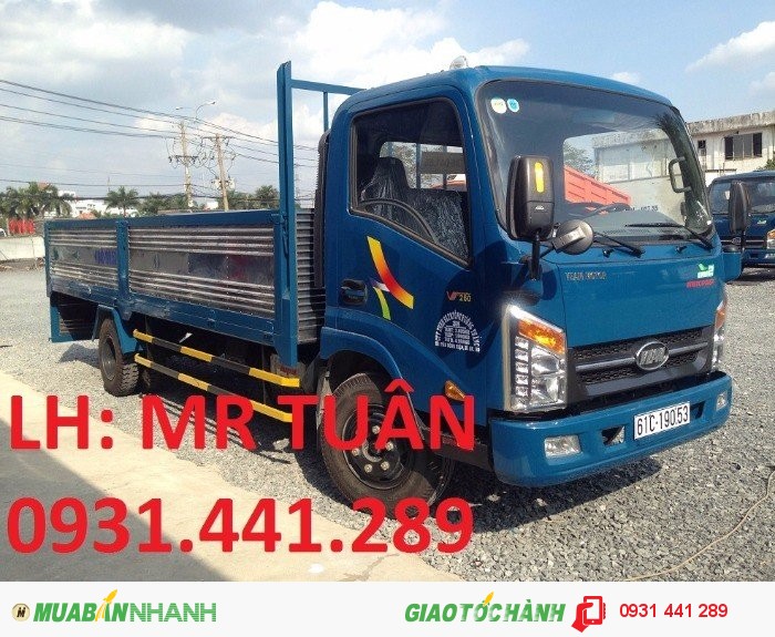 Bán xe tải trả góp veam vt340 động cơ hyundai