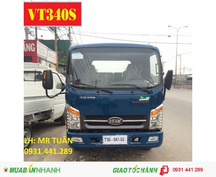 Bán xe tải trả góp veam vt340 động cơ hyundai