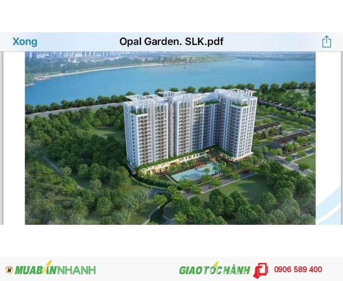 Đất Xanh chính thức mở bán CH Opal Garden, ngay Phạm Văn Đồng, chỉ 1.4 tỷ