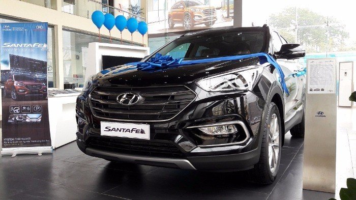 Mua bán xe Santafe 7 chỗ 2017, máy xăng bản đặc biệt, giảm 230tr tại Hyundai Bà Rịa Vũng Tàu