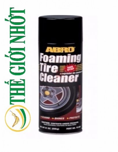 Chai Xịt Bóng Vỏ Xe Abro Foaming Tire Cleaner