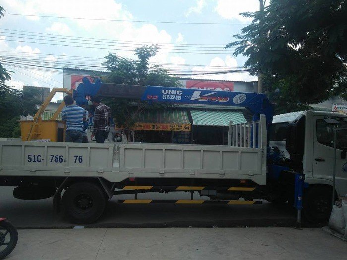 Cho thuê xe cẩu, xe nâng, xe nâng người, long thành