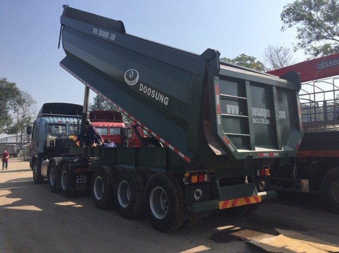 Bán rơ moóc Doosung Ben - Tự đổ 25 khối 31 tấn giá tốt giao ngay 2016