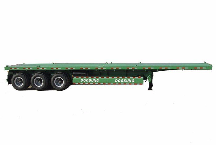 Lô Rơ Moóc Cimc nhập khẩu Loại Sàn, Xương mới về, tải trọng trên 30 tấn