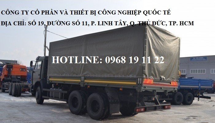 Bán Xe KAMAZ tải thùng 6x4 53229 mới nhập khẩu khuyến mại  nhân dịp khai trương đại lý tại Bình Dương !!!