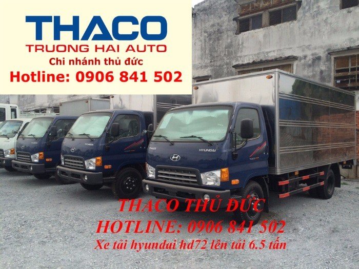 Xe tải Hyundai Hd650 trả góp, xe tải Hyundai Hd 650 tải trọng 6.4 tấn, xe tải Hyundai Hd72 nâng tải trọng
