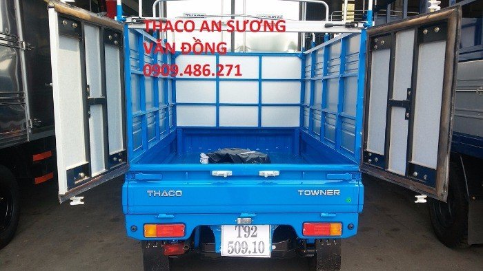 Xe tải nhỏ máy xăng thaco towner 650kg,750kg,775kg thùng kín ,mui bạt,thùng lửng