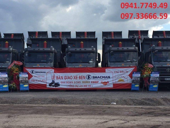 Xe ben shacman rita võ 4 chân nơi gửi trọn niềm tin