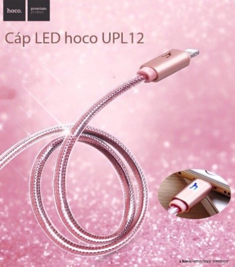 Cáp Hoco Led For IPhone 5.6 UPL12 Có Đèn Báo Sạc Pin0